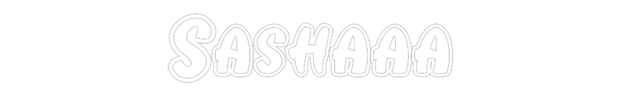 Custom Neon: Sashaaa