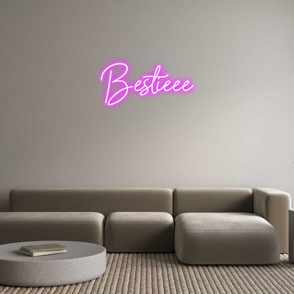 Custom Neon: Bestieee