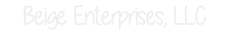 Custom Neon: Beige Enterpr...
