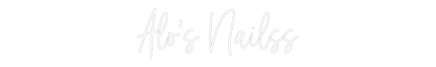 Custom Neon: Alo’s Nailss