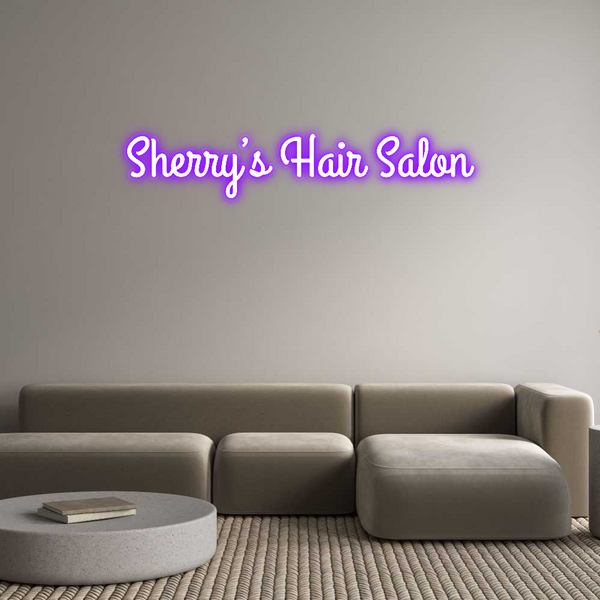Custom Neon: Sherry’s Hair...