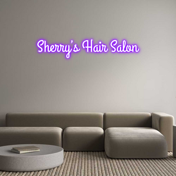 Custom Neon: Sherry’s Hair...