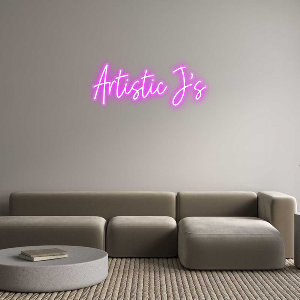 Custom Neon: Artistic J’s