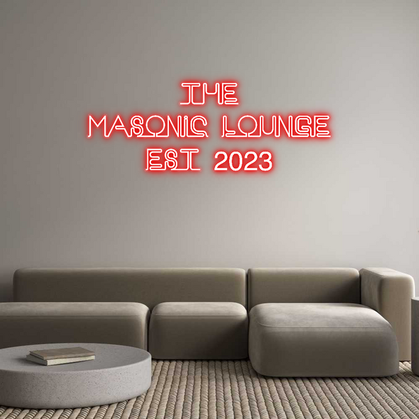 Custom Neon: THE
MASONIC ...
