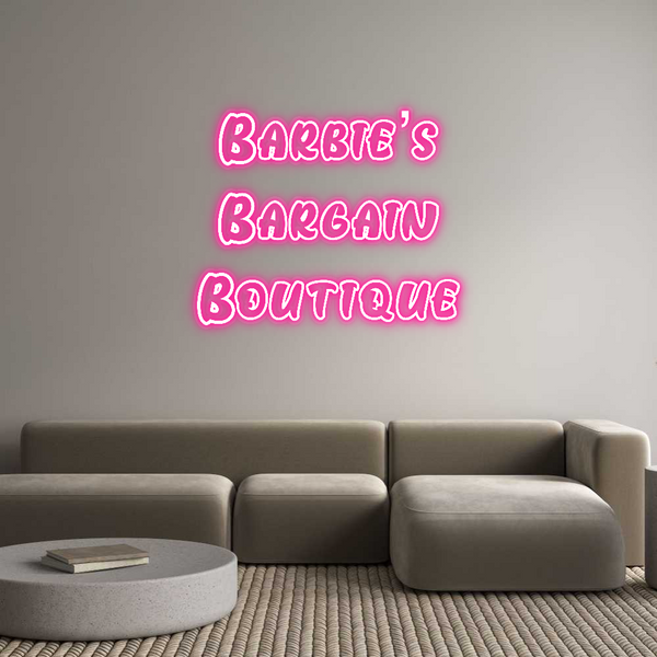 Custom Neon: Barbie’s
Bar...