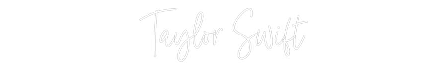Custom Neon: Taylor Swift