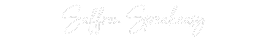 Custom Neon: Saffron Speak...