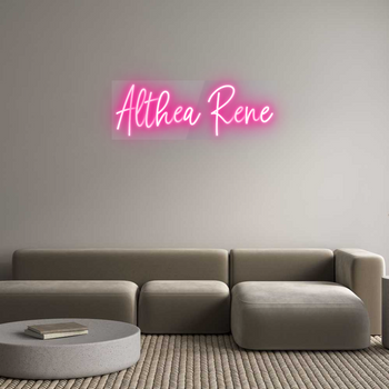 Custom Neon: Althea Rene