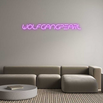 Custom Neon: WolfgangPearl
