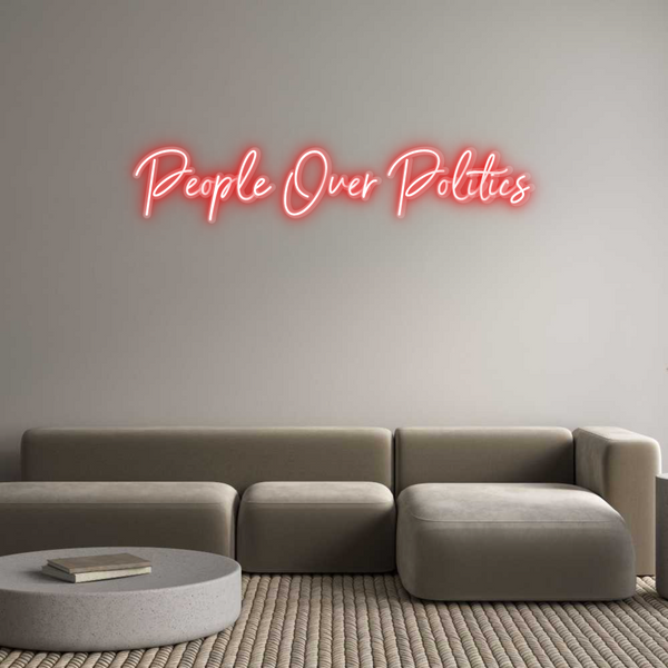 Custom Neon: People Over P...