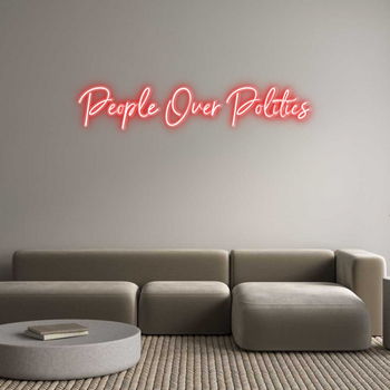 Custom Neon: People Over P...