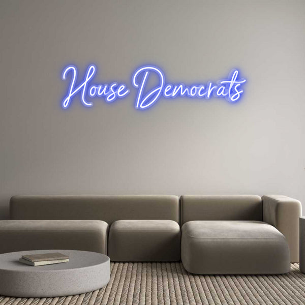 Custom Neon: House Democrats