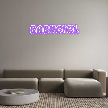 Custom Neon: BABYGIRL
