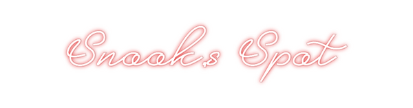 Custom Neon: Snook’s Spot