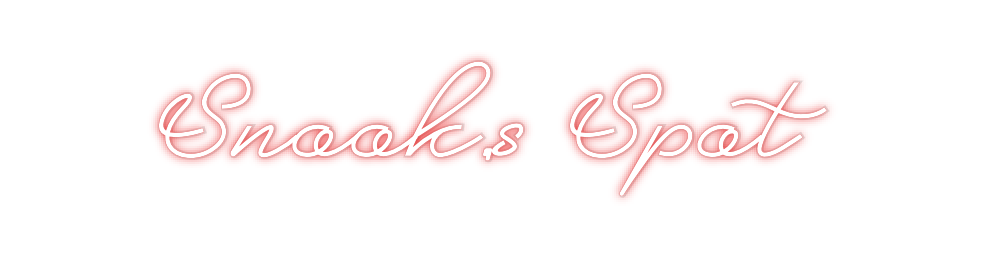 Custom Neon: Snook’s Spot