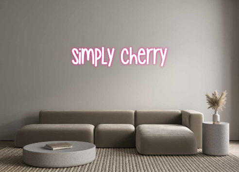 Custom Neon: Simply Cherry
