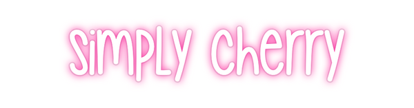 Custom Neon: Simply Cherry