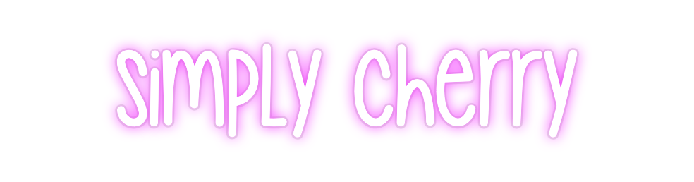 Custom Neon: Simply Cherry