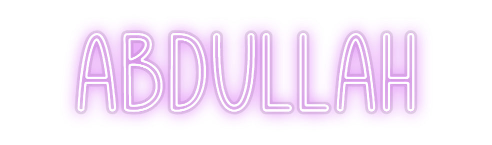 Custom Neon: Abdullah