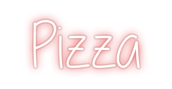 Custom Neon: Pizza