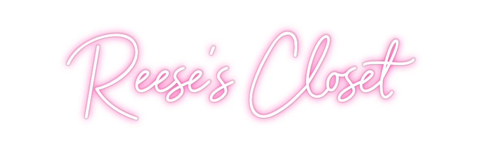 Custom Neon: Reese’s Closet