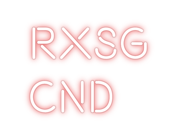 Custom Neon: RXSG
CND