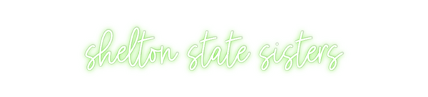 Custom Neon: shelton state...