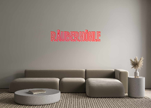 Custom Neon: Räuberhöhle