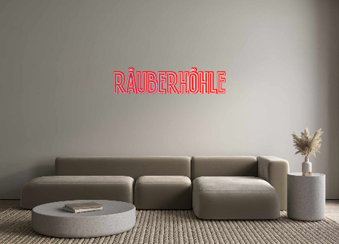 Custom Neon: Räuberhöhle