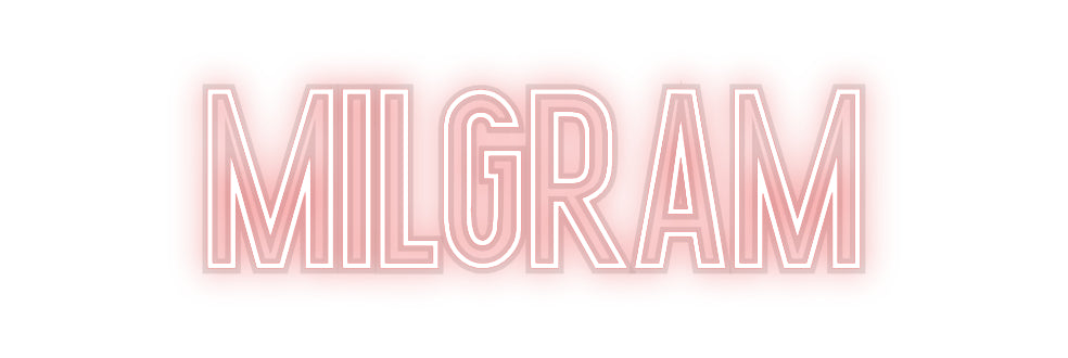 Custom Neon: MILGRAM