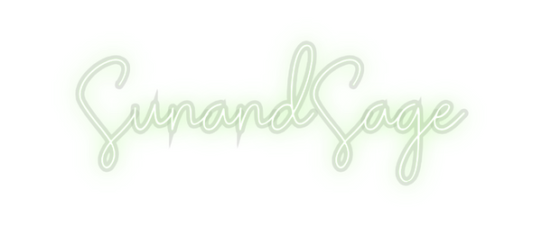 Custom Neon: SunandSage