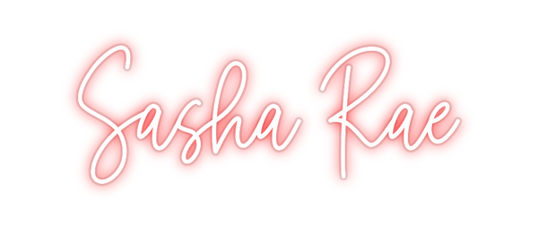 Custom Neon: Sasha Rae