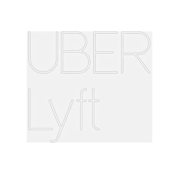 Custom Neon: UBER
Lyft