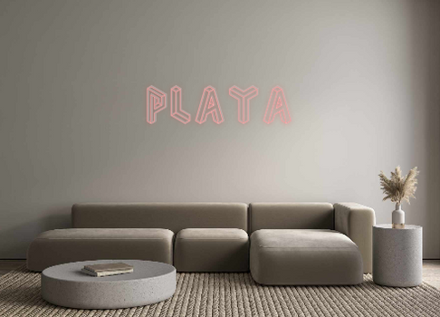 Custom Neon: PLAYA