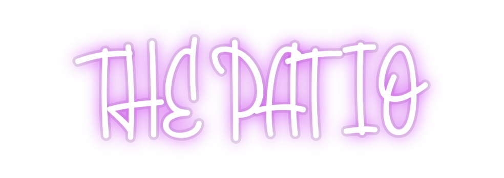 Custom Neon: THE PATIO