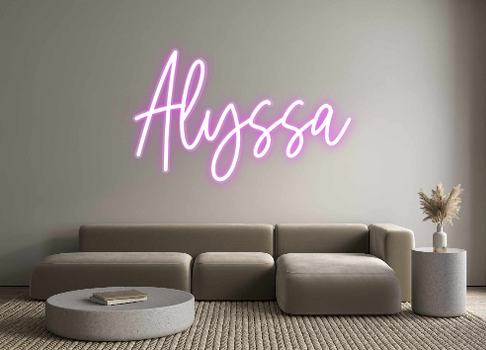 Custom Neon: Alyssa