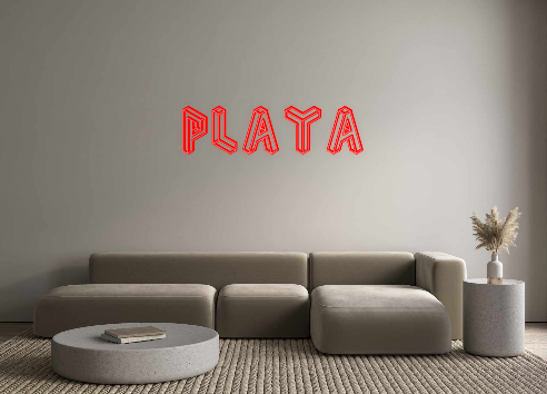 Custom Neon: PLAYA
