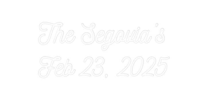 Custom Neon: The Segovia’s...