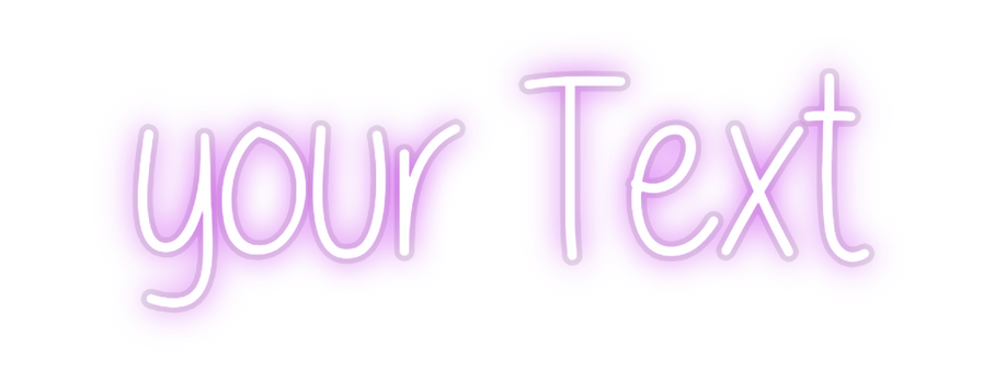 Custom Neon: your Text