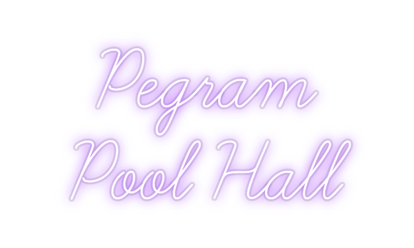 Custom Neon: Pegram
Pool ...