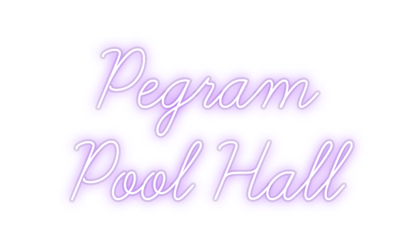 Custom Neon: Pegram
Pool ...