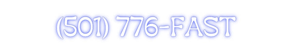 Custom Neon: (501) 776-FAST
