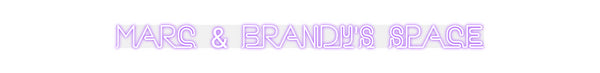 Custom Neon: Marc & brandy...