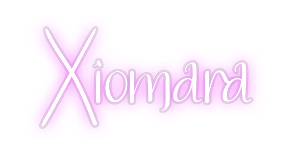 Custom Neon: Xiomara