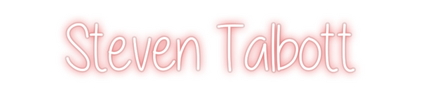 Custom Neon: Steven Talbott