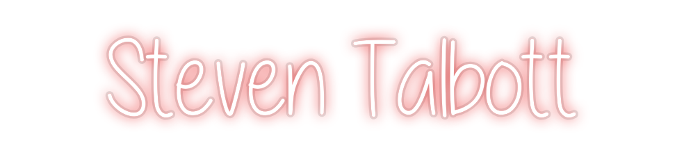 Custom Neon: Steven Talbott