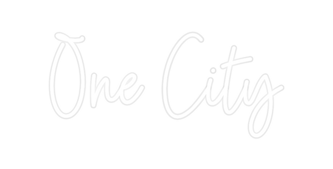 Custom Neon: One City