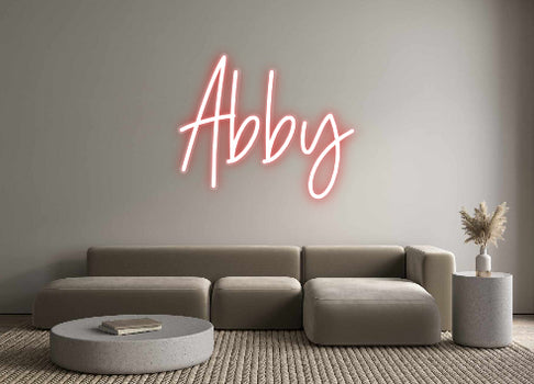 Custom Neon: Abby