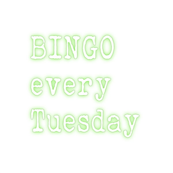 Custom Neon: BINGO 
every...