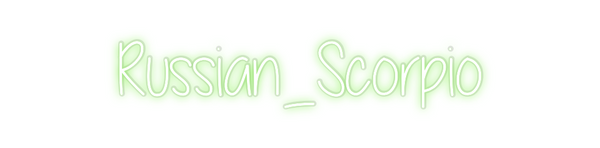 Custom Neon: Russian_Scorpio